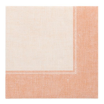 Product foto van Servetten terracotta "Linum" set van 20 ROYAL Collection