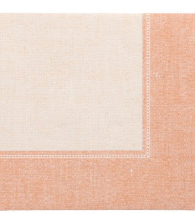Product foto van Servetten terracotta "Linum" set van 20 ROYAL Collection