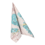 Product foto van Servetten turkoois Blossom set van 50 ROYAL Collection