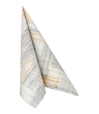 Product foto van Servetten vouwsels Modern wit set van 50 40x40cm