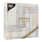 Product foto van Servetten vouwsels Modern wit set van 50 40x40cm