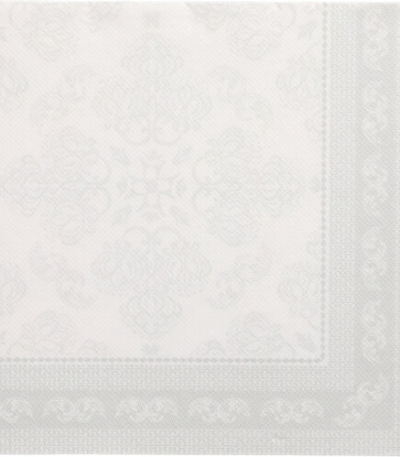 Product foto van Servetten wit 40x40cm set van 50 ROYAL Collection Arabesque