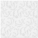 Product foto van Servetten wit Damascato set van 50 40x40 cm ROYAL Collection