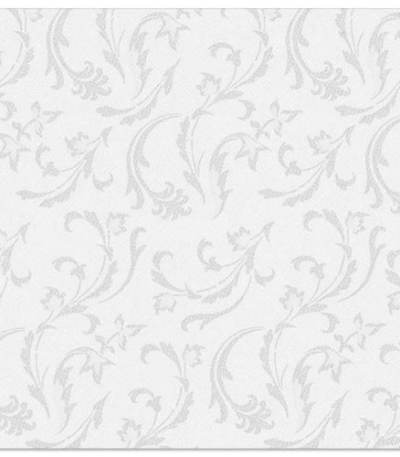 Product foto van Servetten wit Damascato set van 50 40x40 cm ROYAL Collection