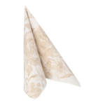 Product foto van Servetten zandkleurig Rose set van 20 Royal Collection