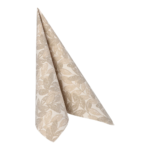 Product foto van Servetten zandkleurig set van 50 Royal Collection Nature