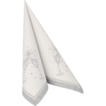 Product foto van Servetten zilver "Festivities" set van 50 ROYAL Collection