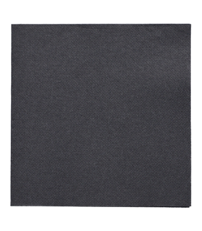 Product foto van Servetten zwart 1/4 vouw 32cm x 32cm set van 20 DAILY Collection
