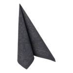 Product foto van Servetten zwart Arabesque set van 50 ROYAL Collection