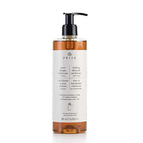 Product foto van Shampoo Prija vitaliserend ginseng extract 380ml dispenser