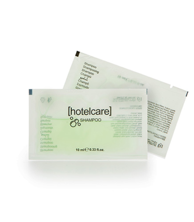 Product foto van Shampoo Sachets Hotel Care 10ml set van 200