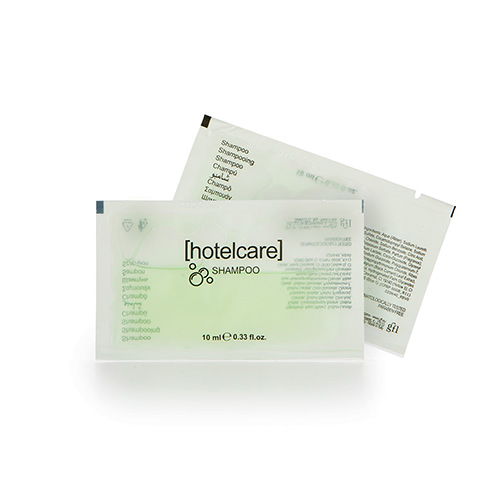 Product foto van Shampoo Sachets Hotel Care 10ml set van 200