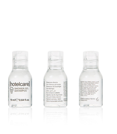 Product foto van Shampoo mini flesjes Hotel Care set van 50 19ml