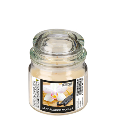 Product foto van Snoeppot waxvulling ivoor Sandalwood-Vanilla Maxi "Flavour by GALA"