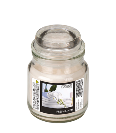 Product foto van Snoeppot waxvulling wit Fresh Linen