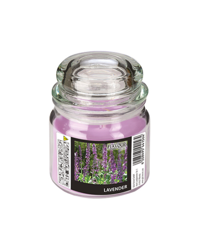 Product foto van Snoeppotten wax gevuld violet - lavendel MAXI 90mm 120mm
