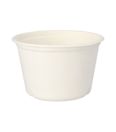 Product foto van Soepkommen suikerriet wit set van 50 600ml