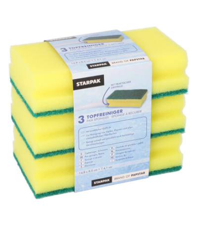 Product foto van Sponsen Jumbo geel/groen set van 3