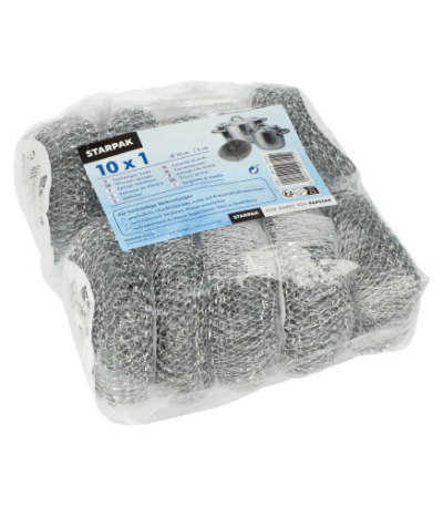 Product foto van Sponsjes rond 10cm krassen set van 6