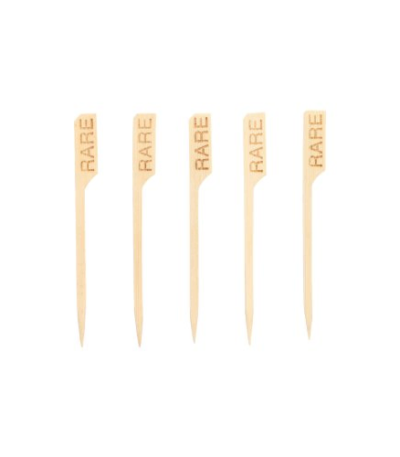 Product foto van Steak-markeerstiften "pure" 9cm set van 250 RARE