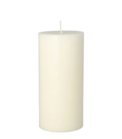 Product foto van Steenkaars wit 70mm x 150mm stearine