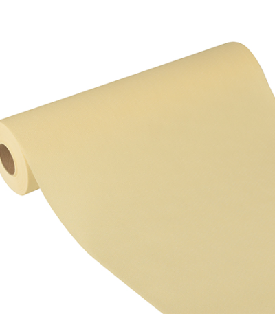Product foto van Stof Tafellopers nonwoven champagne 24m x 40cm