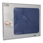 Product foto van Stof placemats donkerblauw 30x40cm set van 100 Soft Selection