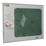 Product foto van Stof placemats donkergroen 30x40 cm set van 100 Soft Selection
