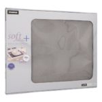 Product foto van Stof placemats nonwoven grijs set van 100 30x40 cm