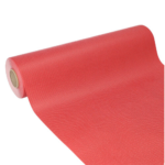 Product foto van Stof tafellopers nonwoven rood 24m x 40cm