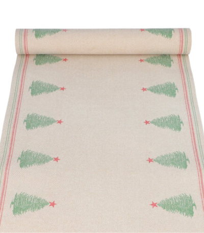 Product foto van Stoffen tafellopers PV-Tissue Mix ROYAL Collection kerstboom 3m x 40cm