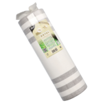 Product foto van Stoffen tafellopers PV-Tissue grijs Lines Royal Collection 24x40cm