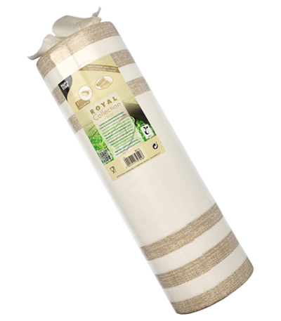 Product foto van Stoffen tafellopers PV-Tissue zand 24x40cm Royal Collection