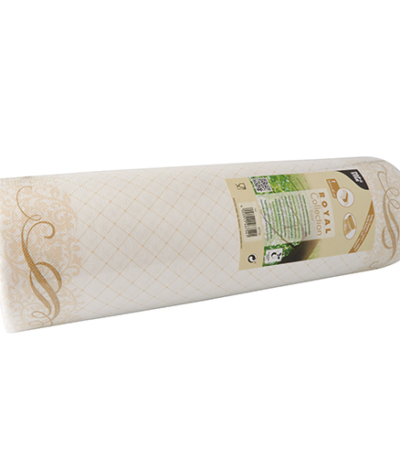 Product foto van Stoffen tafellopers goud ROYAL Collection 24m x 40cm Megan