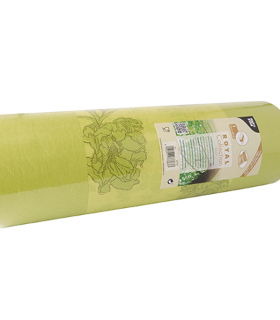 Product foto van Stoffen tafellopers groen 24m x 40cm Thalia ROYAL Collection