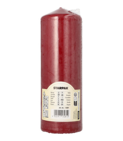 Product foto van Stompkaars bordeaux 70mm x 200mm