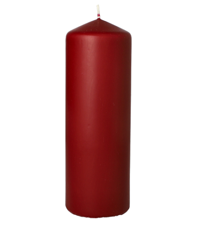 Product foto van Stompkaars bordeaux 70mm x 200mm