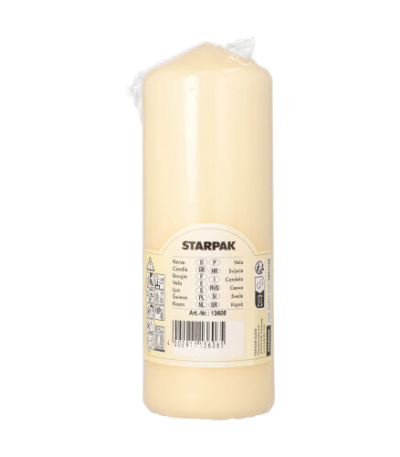 Product foto van Stompkaars creme 60mm x 165mm