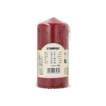 Product foto van Stompkaarsen bordeaux 60mm x 130mm