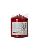 Product foto van Stompkaarsen kersrood 80mm