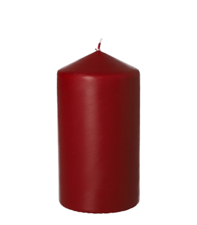 Product foto van Stompkaarsen kersrood 80mm x 150mm