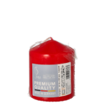 Product foto van Stompkaarsen rood 80mm x 100mm
