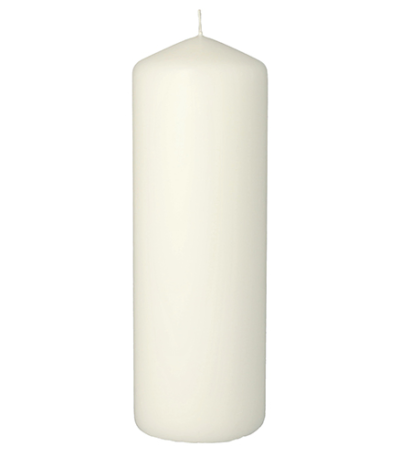 Product foto van Stompkaarsen wit 70mm x 200mm