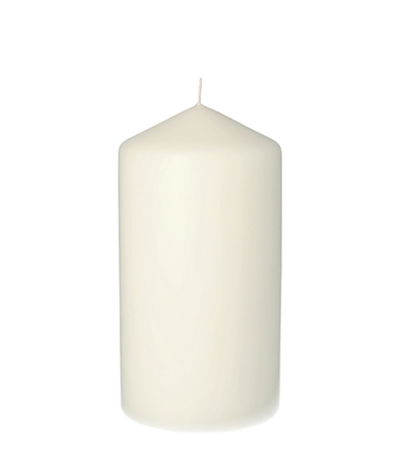 Product foto van Stompkaarsen wit 80mm x 150mm