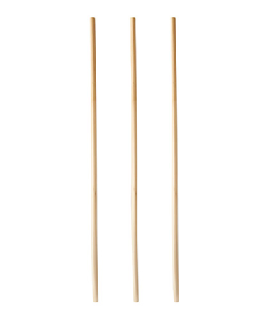 Product foto van Stro rietjes karton 23 cm set van 150