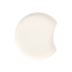 Product foto van Suikerriet Borden Halfmaan Wit Cella set van 100