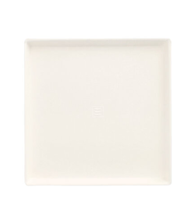 Product foto van Suikerriet Borden hoekig wit set van 50 12