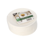 Product foto van Suikerriet Borden rond wit set van 50 15cm Cella