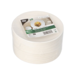 Product foto van Suikerriet Borden wit rond set van 50 Cella