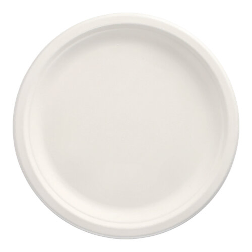 Product foto van Suikerriet Borden wit set van 12